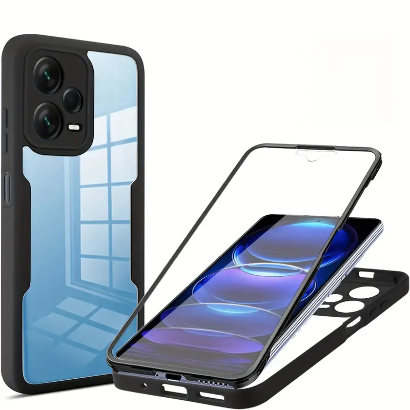 Heavy Duty 360 Full Body Protective Case - 360 Full Body Transparent Case For
