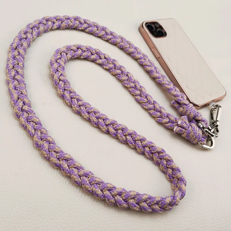 Crossbody Lanyard Neck Strap Case - Mountain Shoulder Braided Strap Strong Lanyard