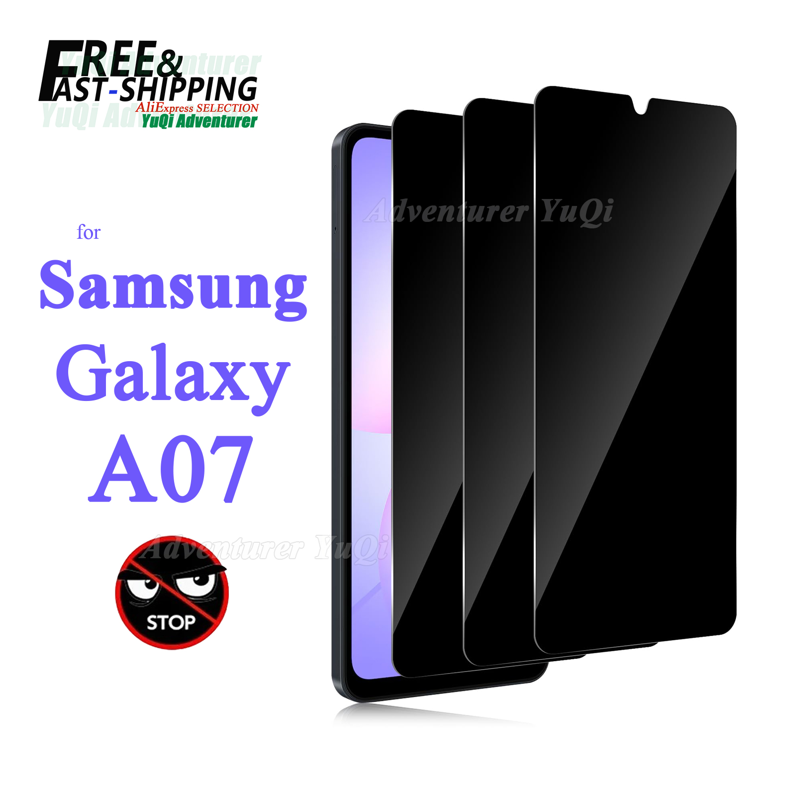 Anti Spy Privacy Glass Case - Anti Spy Screen Protector For Samsung