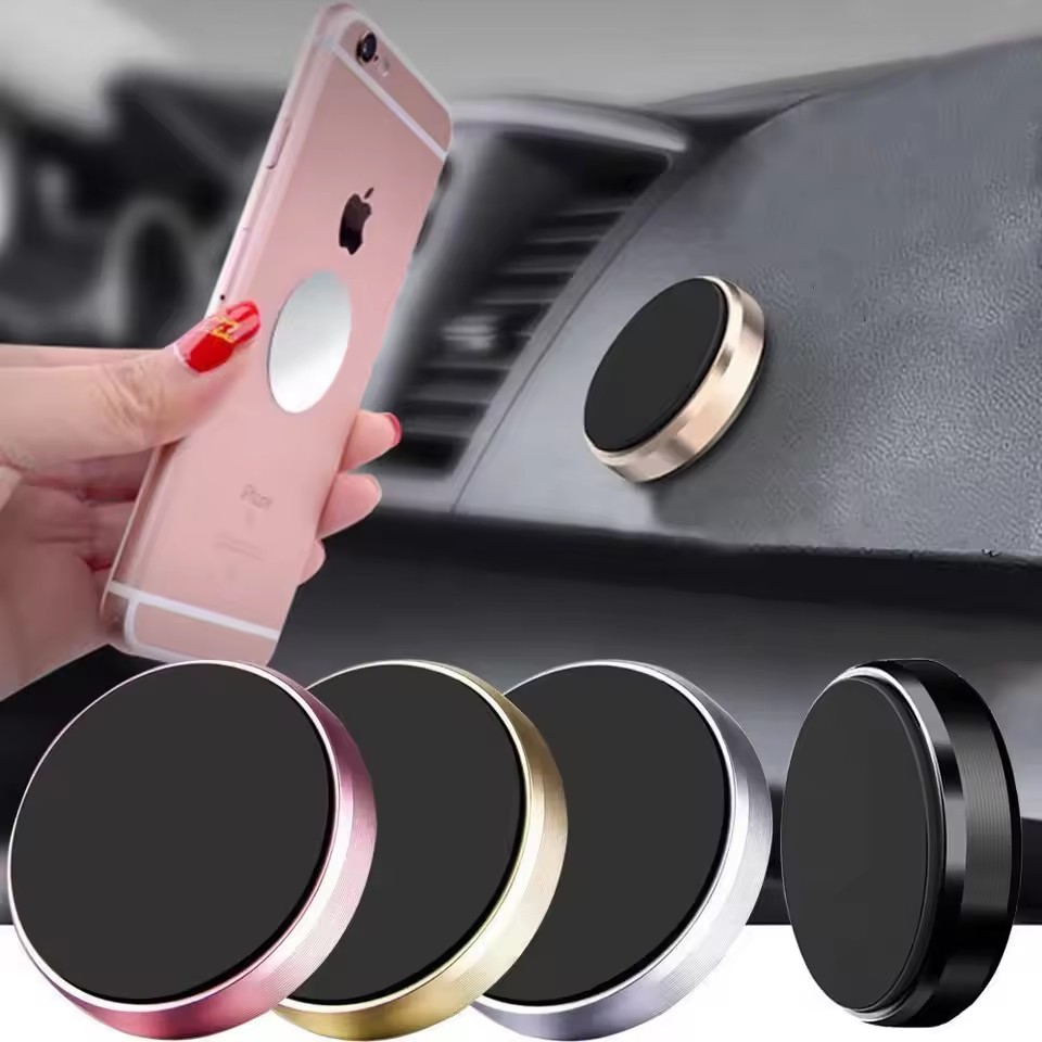 Phone Stands - Magnetic Car Phone Holder Magnet Mount