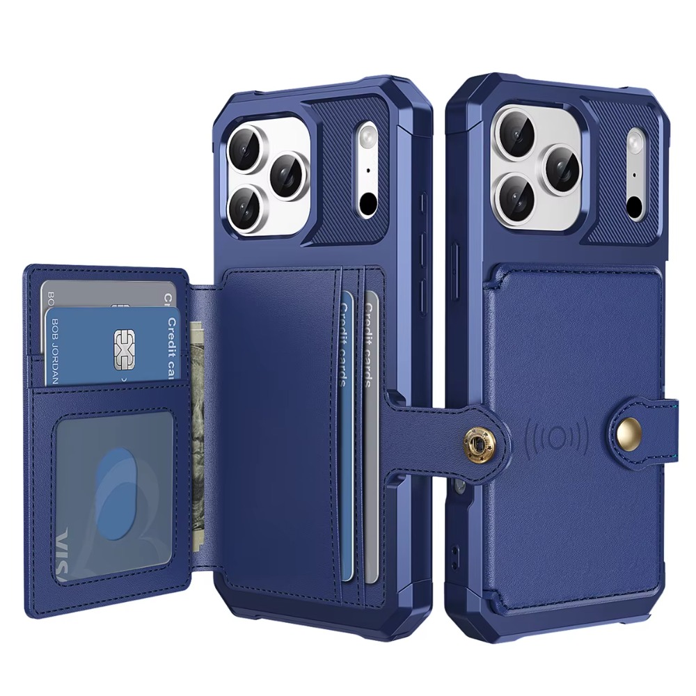 Leather Wallet Card Holder Phone Cover - Wallet Phone Case Card Holder for