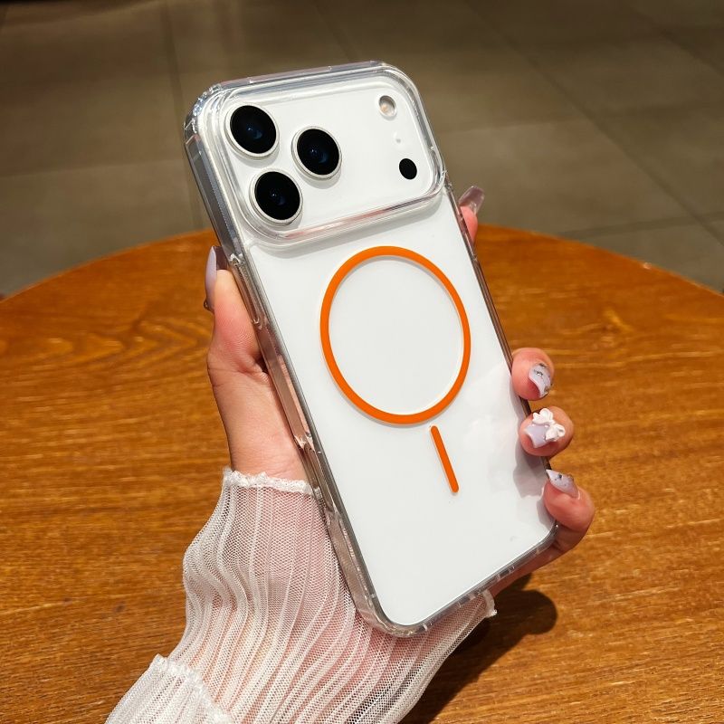 Clear Shockproof Bumper Case - Luxury For Magesafe Magnetic Clear Wireless