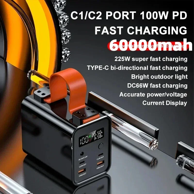 For Laptop 60000mAh 100W Porta - Power Banks ulasan dan harga