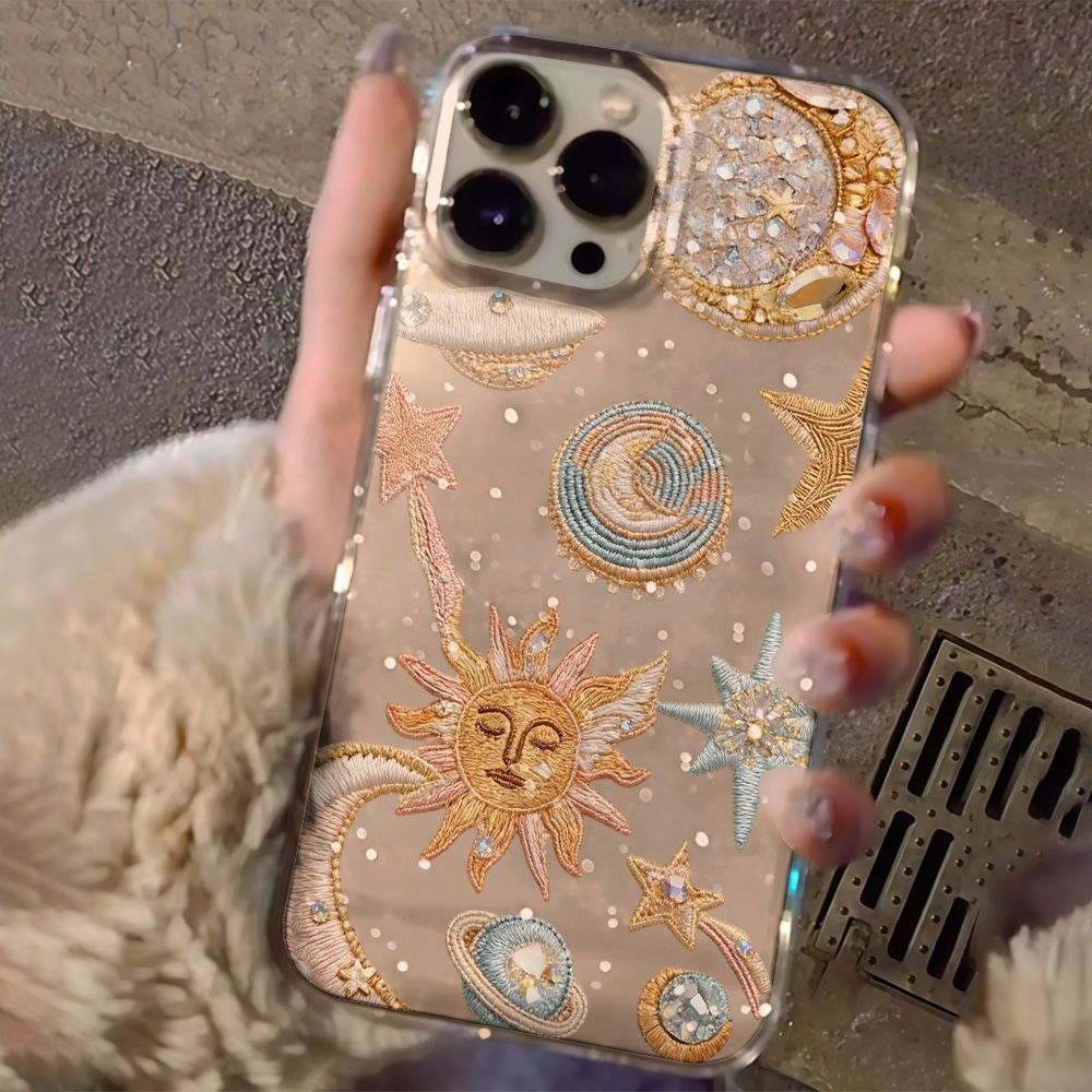 Creativity Stars Moon Clear Gl - Clear Shockproof Bumper Case ulasan dan harga