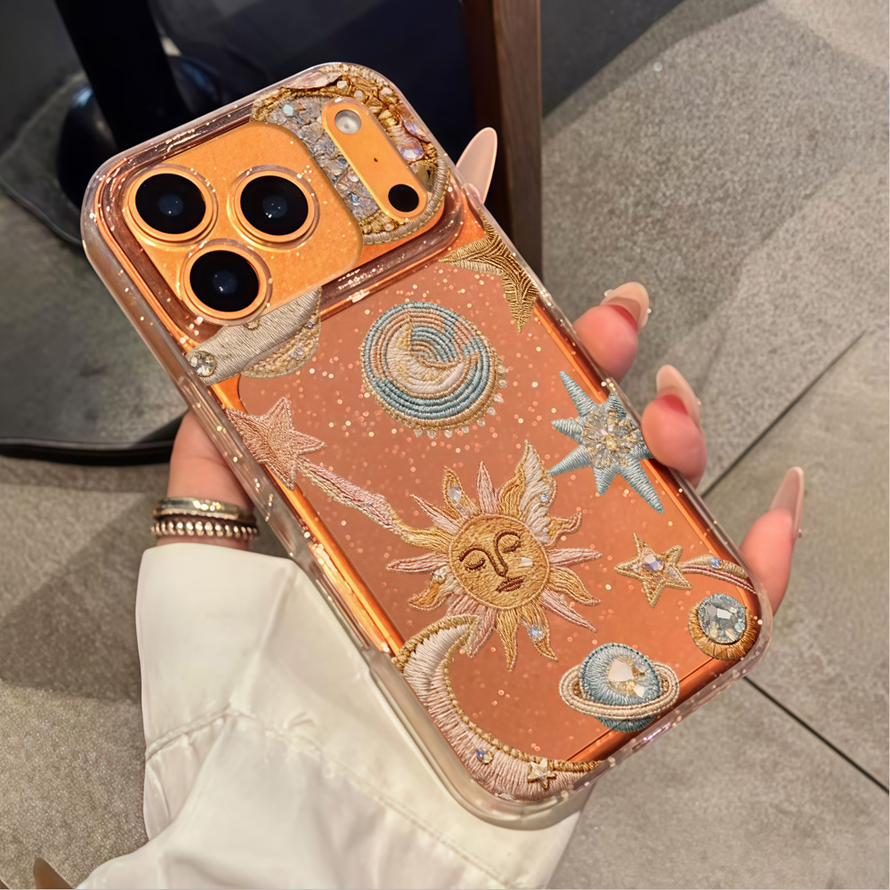 Creativity Stars Moon Clear Gl - Clear Shockproof Bumper Case ulasan dan harga