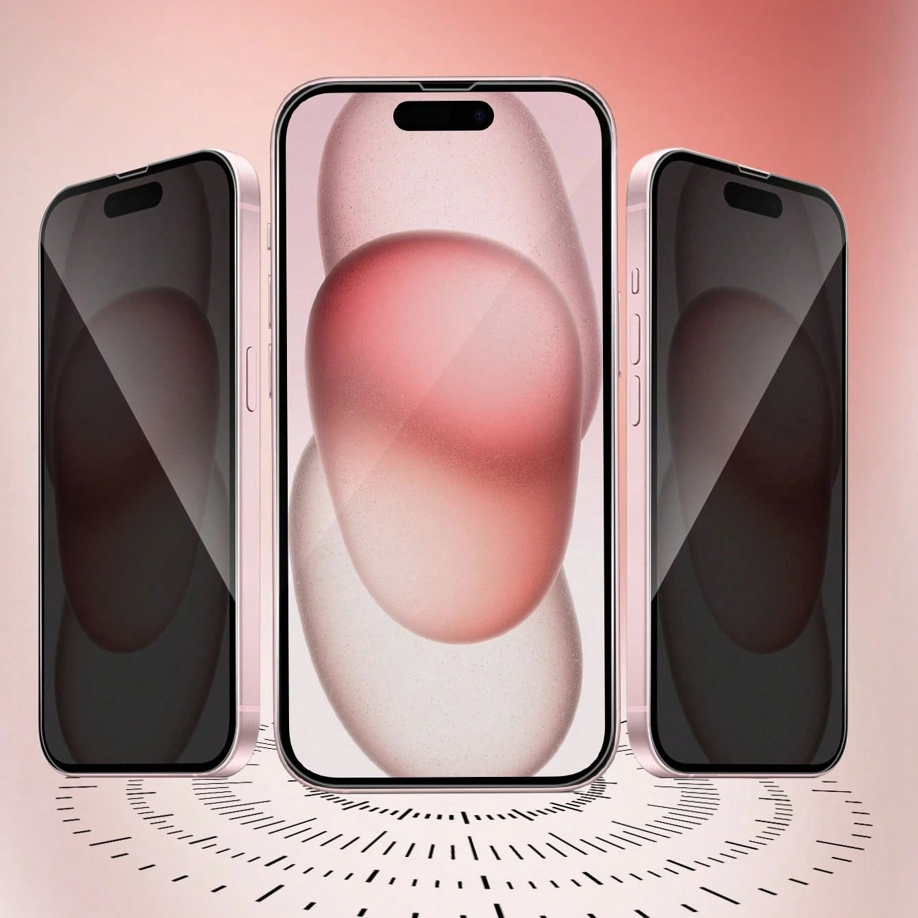 3pcs Privacy Screen Protector, - Anti Spy Privacy Glass Case ulasan dan harga