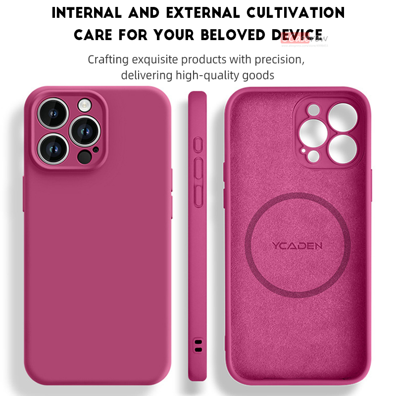 Magnetic Original Liquid Silic - Liquid Silicone Magnetic Phone Case ulasan dan harga