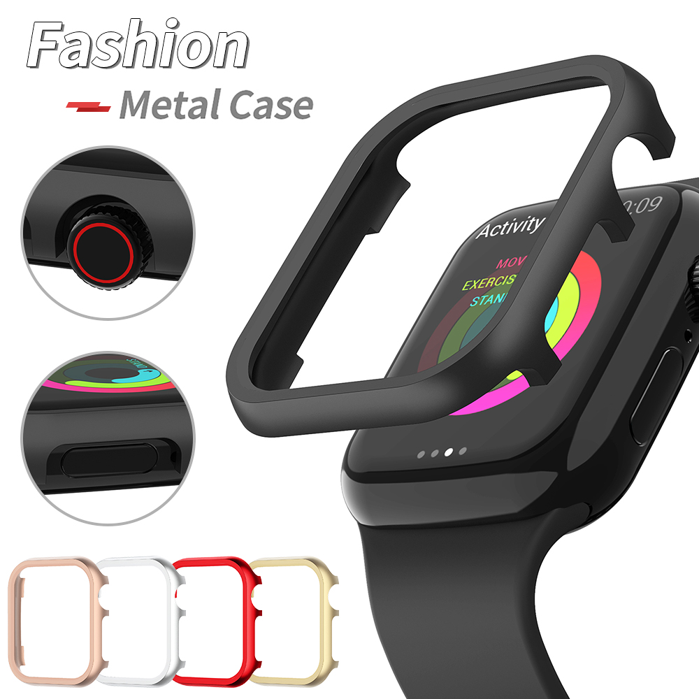 Hollow Metal Cover for Apple W - Metal Bumper Aluminum Frame Case ulasan dan harga