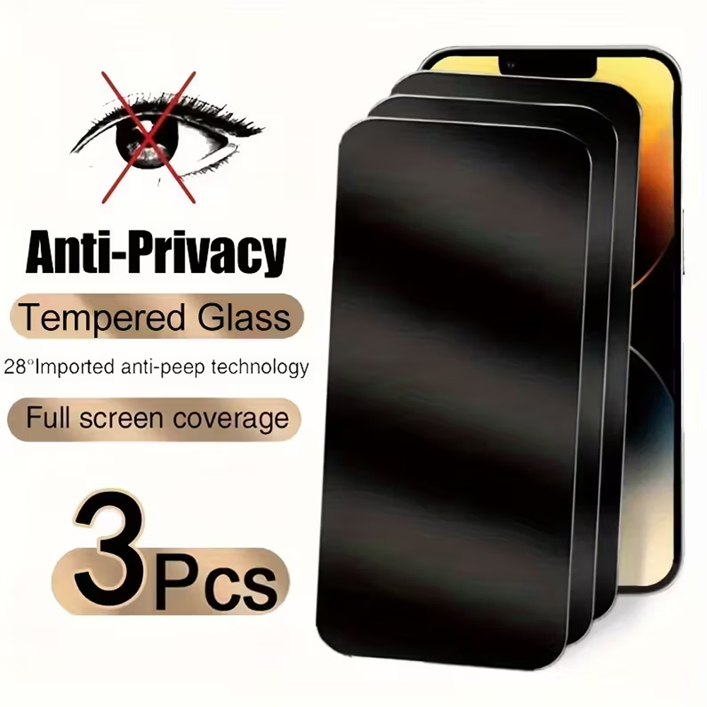 1-3PCS Anti-Spy Privacy Temper - Anti Peek Privacy Tempered Glass ulasan dan harga