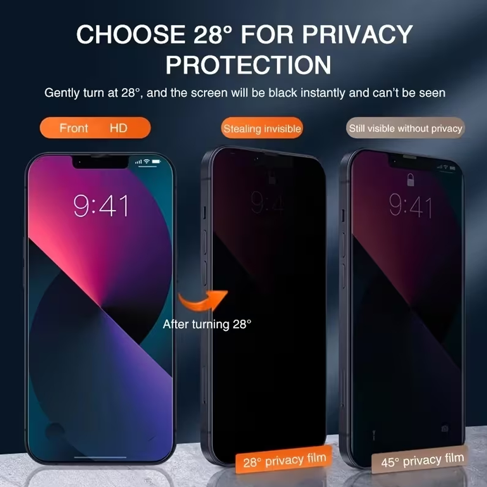 1-3PCS Anti-Spy Privacy Temper - Anti Peek Privacy Tempered Glass ulasan dan harga
