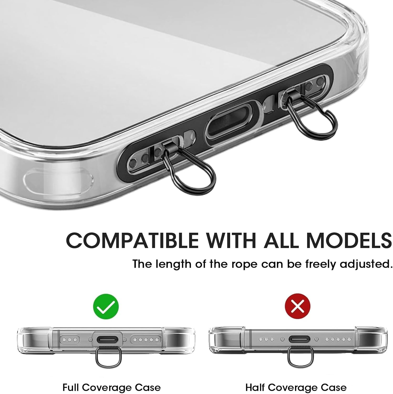 Cell Phone Lanyard, Upgraded D - Crossbody Lanyard Neck Strap Case ulasan dan harga