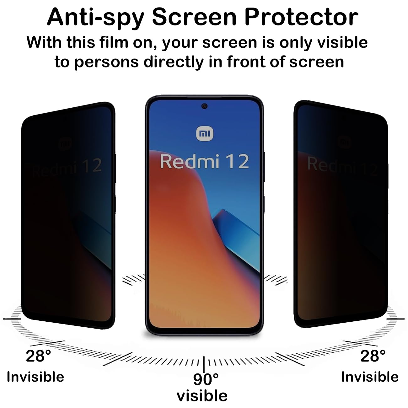 Anti Spy Screen Protector For  - Anti Spy Privacy Glass Case ulasan dan harga