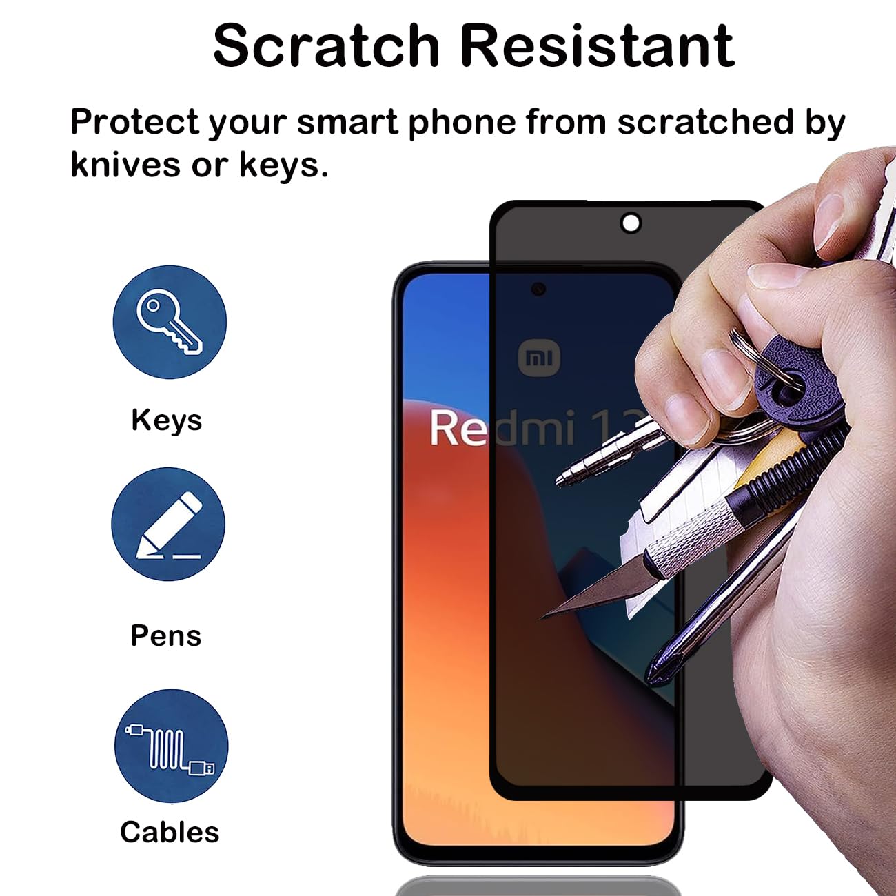Anti Spy Screen Protector For  - Anti Spy Privacy Glass Case ulasan dan harga