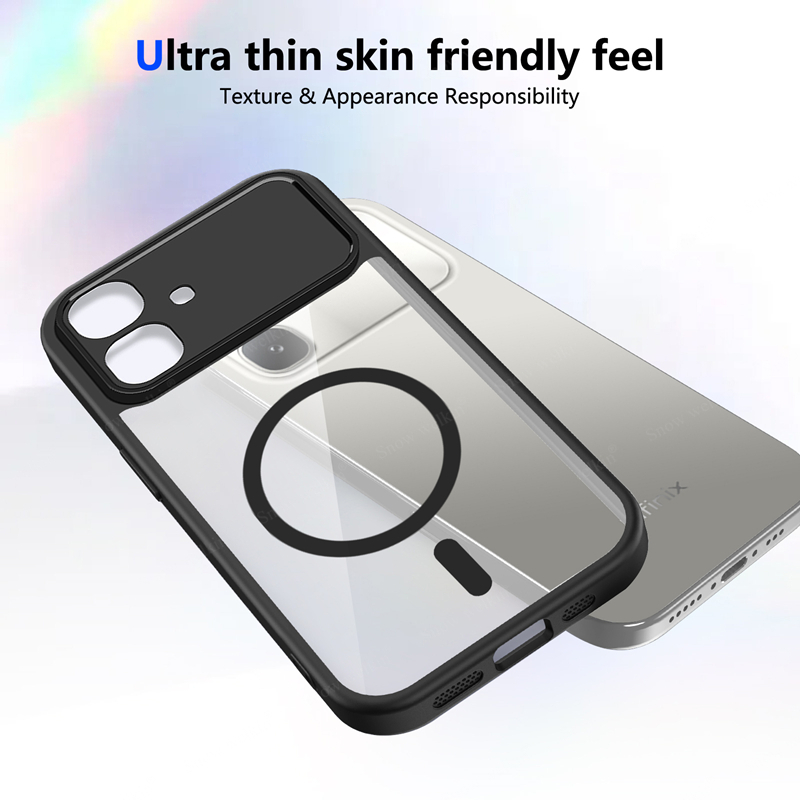 Magnetic Transparent Silicone  - Clear Shockproof Bumper Case ulasan dan harga