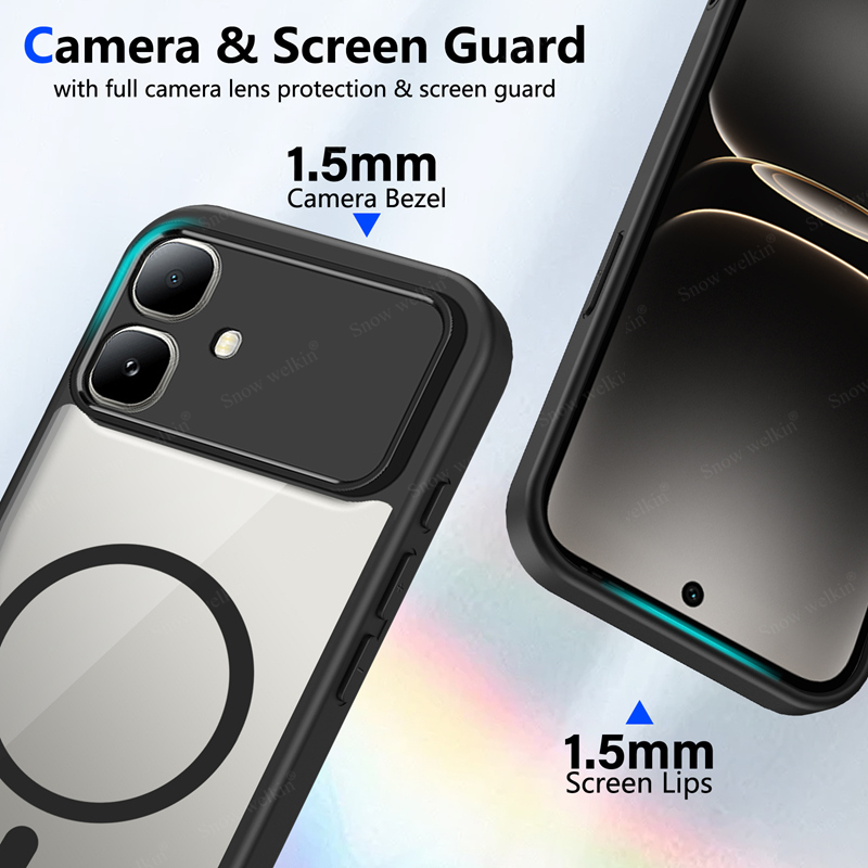 Magnetic Transparent Silicone  - Clear Shockproof Bumper Case ulasan dan harga