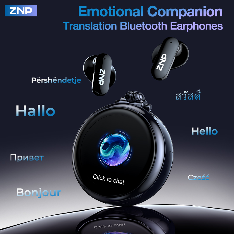2026 Latest ZNP Wireless AI Tr - Earphones ulasan dan harga