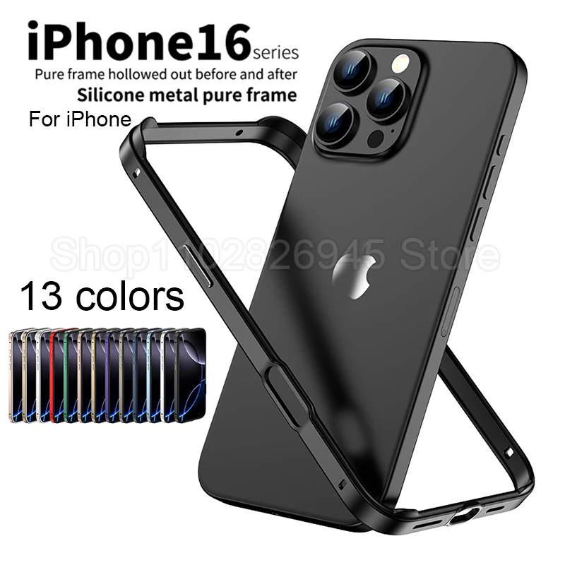 Hybrid Silicone Frame Aluminum - Metal Bumper Aluminum Frame Case ulasan dan harga