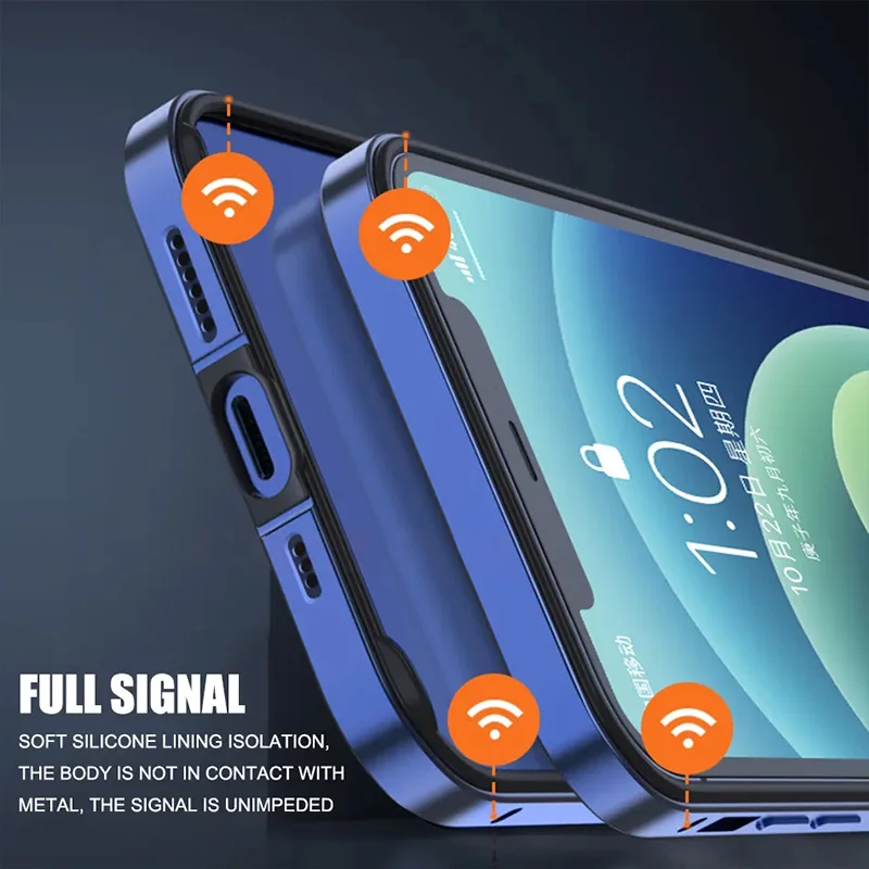 Hybrid Silicone Frame Aluminum - Metal Bumper Aluminum Frame Case ulasan dan harga