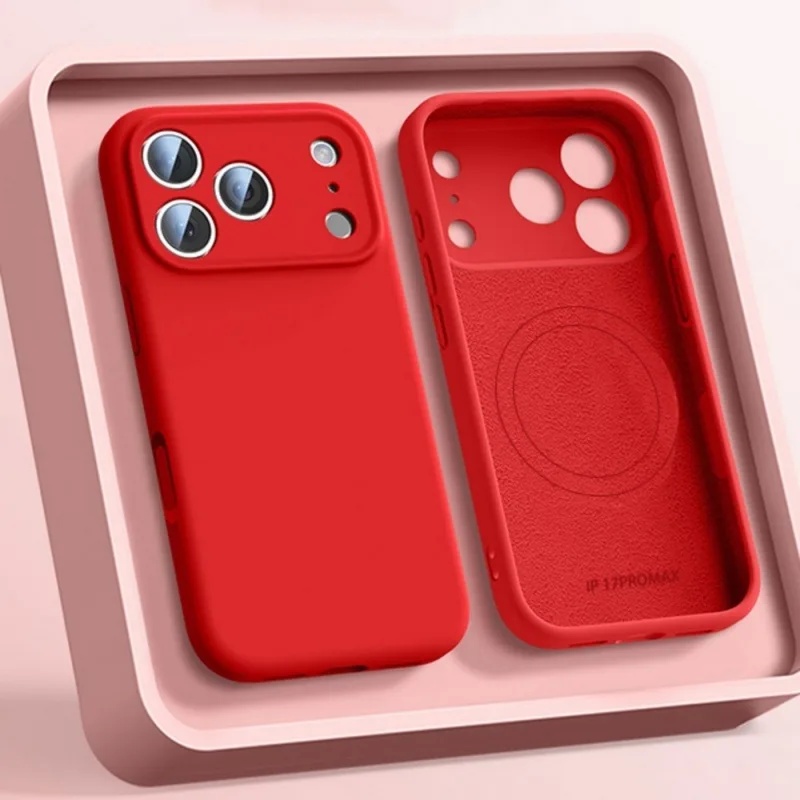 Magnetic Original Liquid Silic - Liquid Silicone Magnetic Phone Case ulasan dan harga