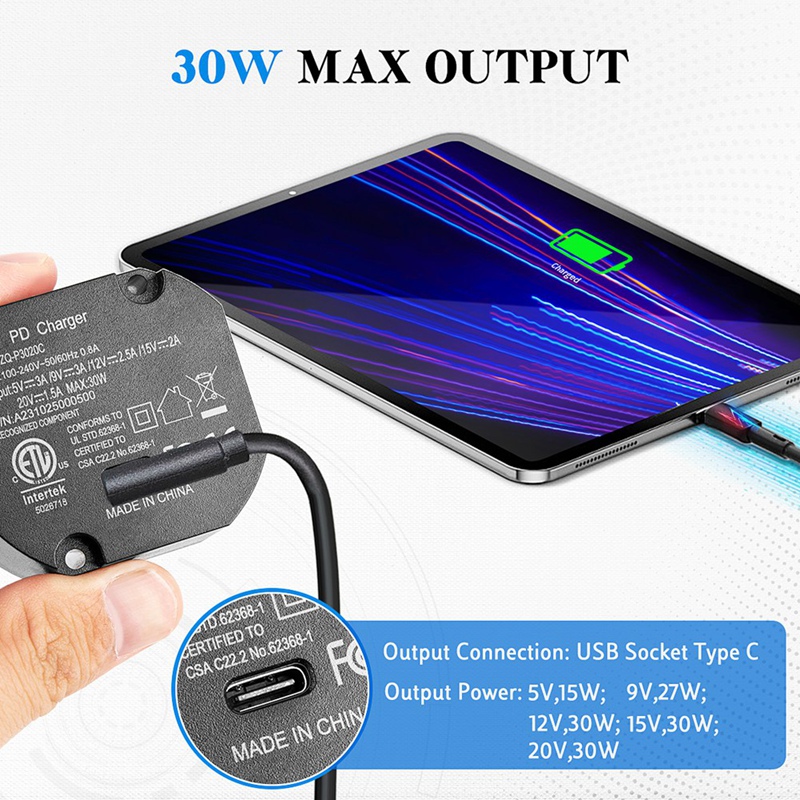 AC to USB C Adapter Flush Wall - Chargers ulasan dan harga