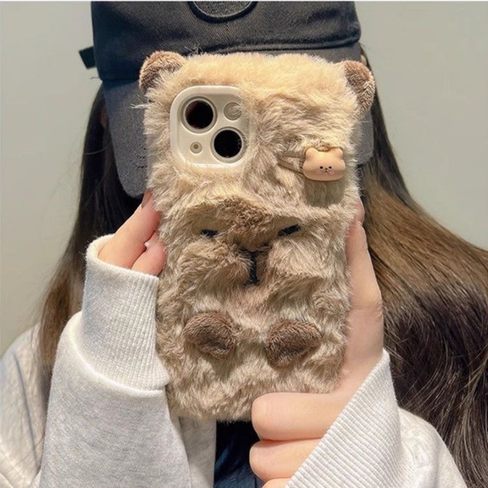Luxury Capybara Fluffy Fur Pho - Phone Cases ulasan dan harga