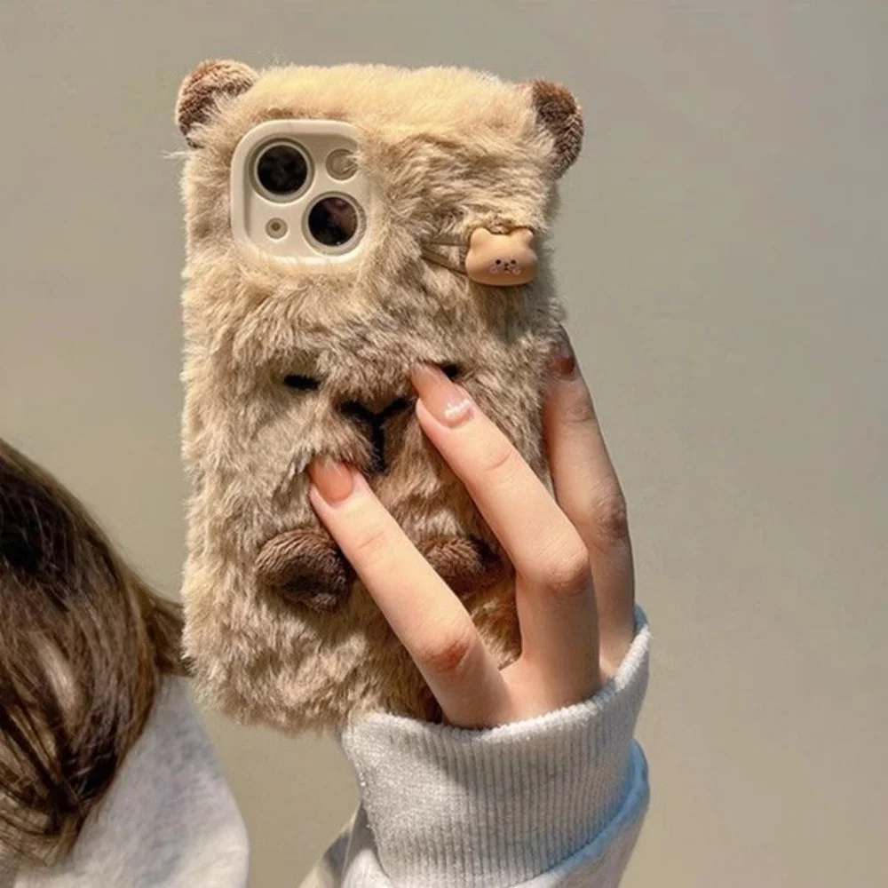 Luxury Capybara Fluffy Fur Pho - Phone Cases ulasan dan harga