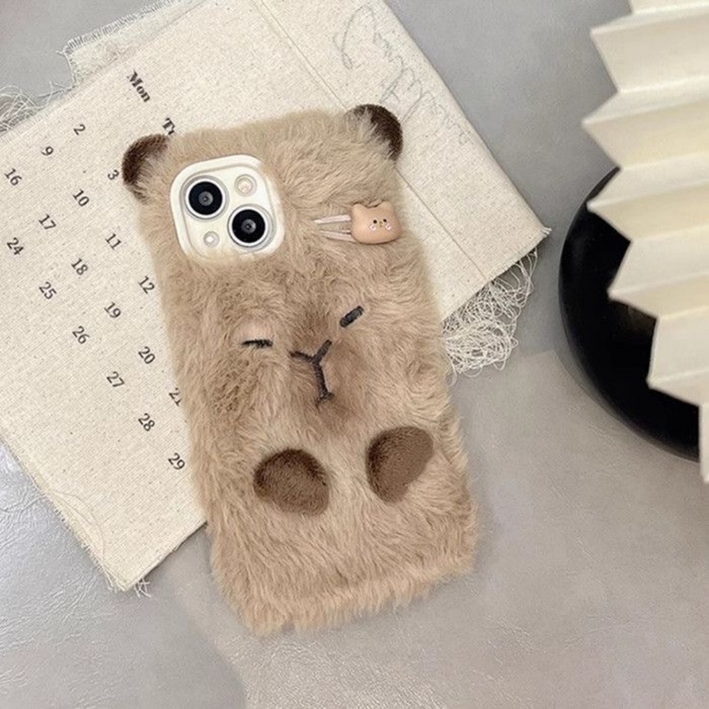 Luxury Capybara Fluffy Fur Pho - Phone Cases ulasan dan harga