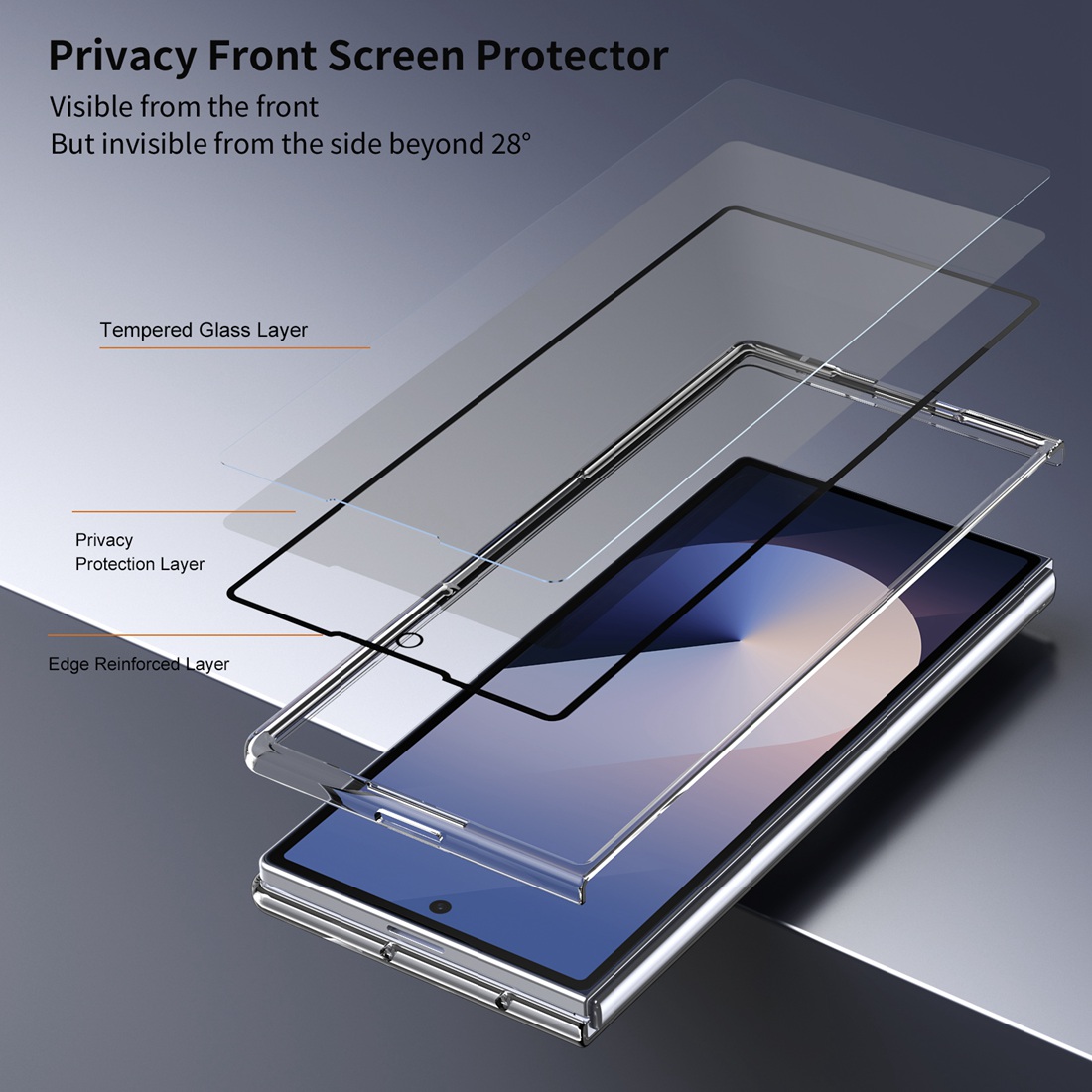 Privacy Anti-Spy Tempered Glas - Anti Spy Privacy Glass Case ulasan dan harga