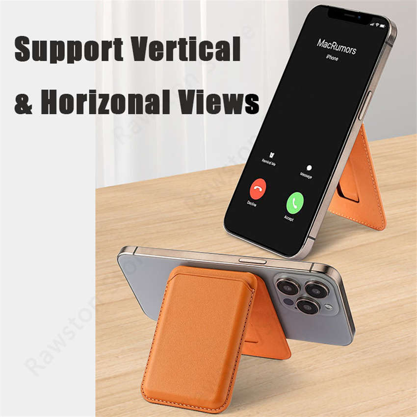 Kickstand Magnetic Leather Wal - Leather Wallet Card Holder Phone Cover ulasan dan harga
