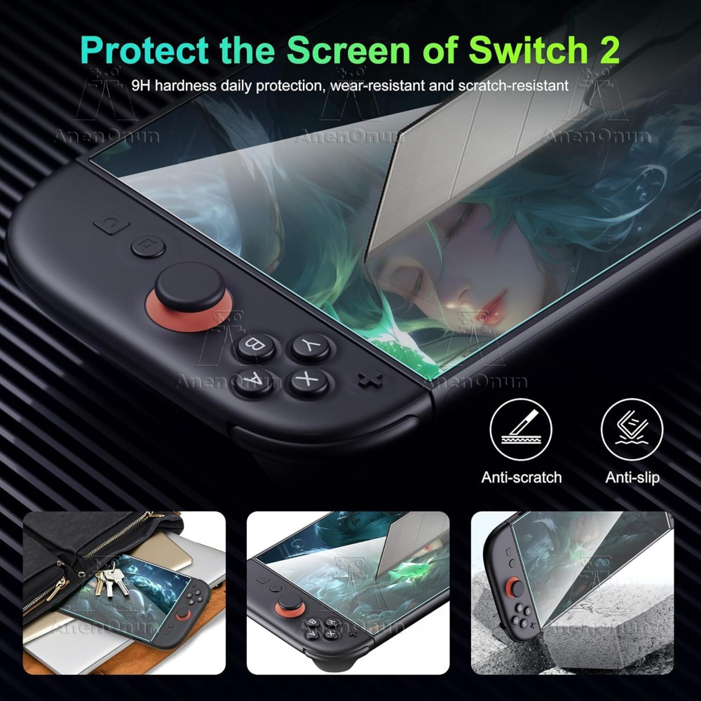 Switch 2 Anti-Blue Light Scree - Matte Anti Glare Screen Protector ulasan dan harga
