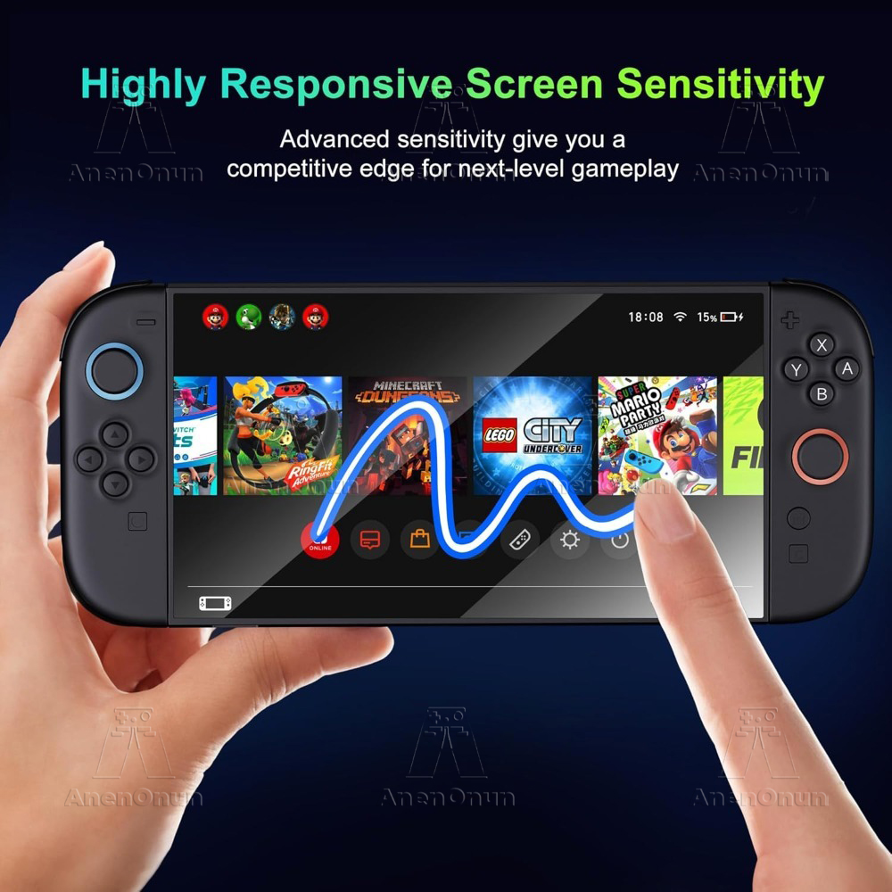 Switch 2 Anti-Blue Light Scree - Matte Anti Glare Screen Protector ulasan dan harga