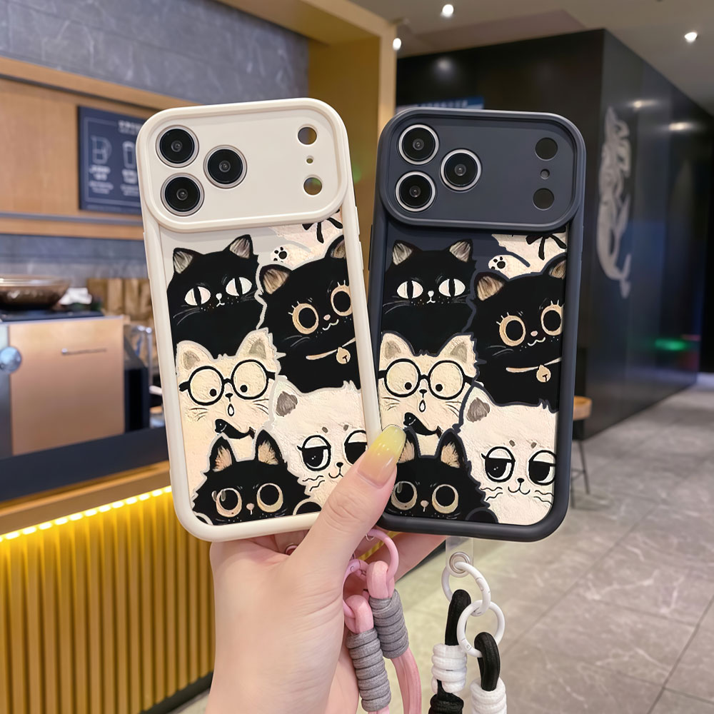 Shockproof Lanyard Cute Cartoo - Cute Cartoon Wrist Strap Silicone Case ulasan dan harga