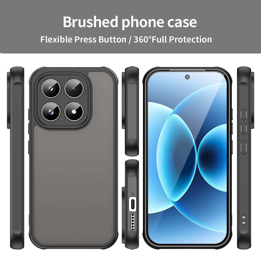 Military-Grade Heavy-Duty Prot - Matte Hard Pc Back Case ulasan dan harga