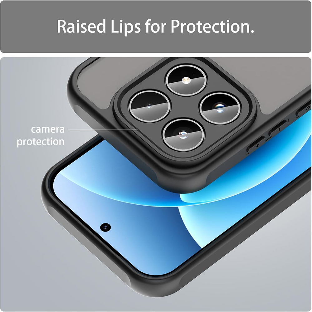 Military-Grade Heavy-Duty Prot - Matte Hard Pc Back Case ulasan dan harga