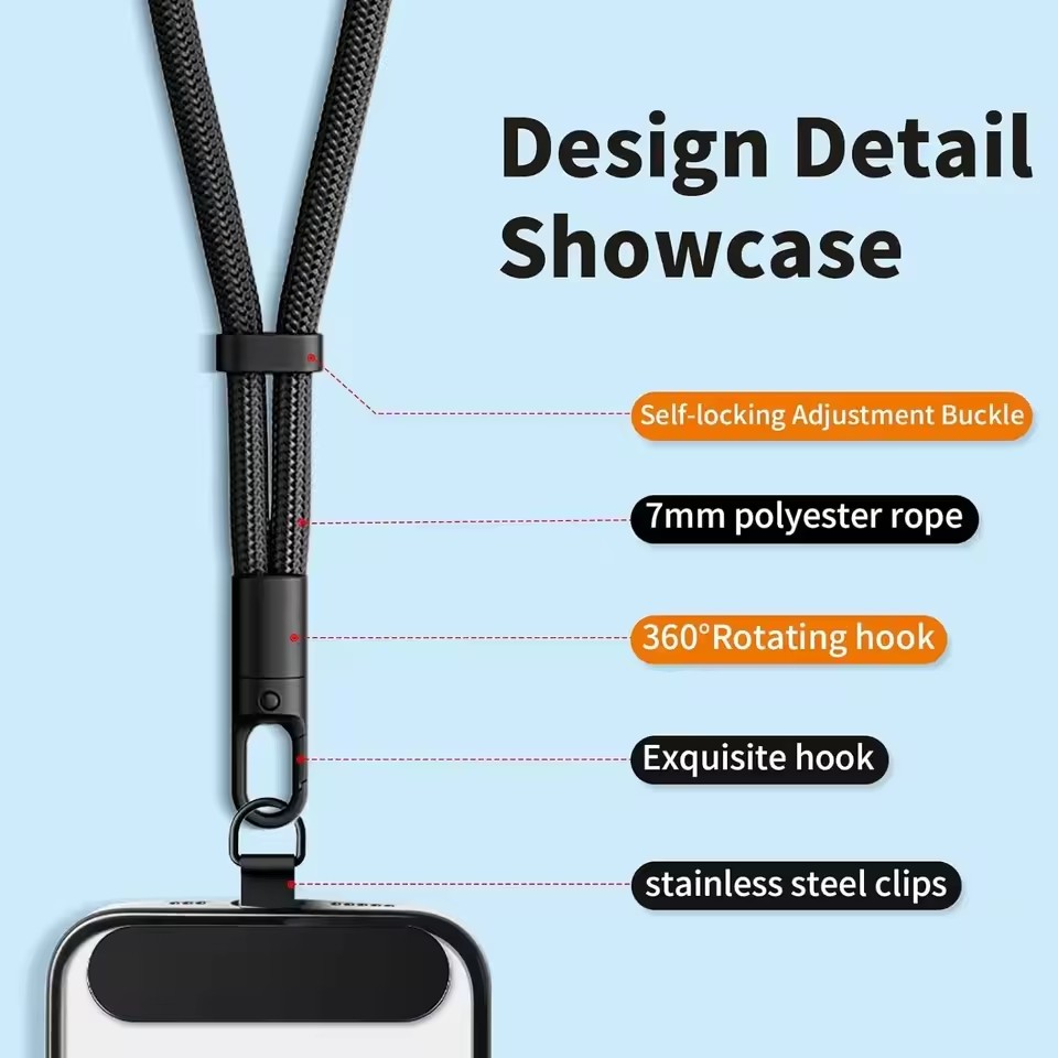 Universal Phone Lanyard with C - Crossbody Lanyard Neck Strap Case ulasan dan harga