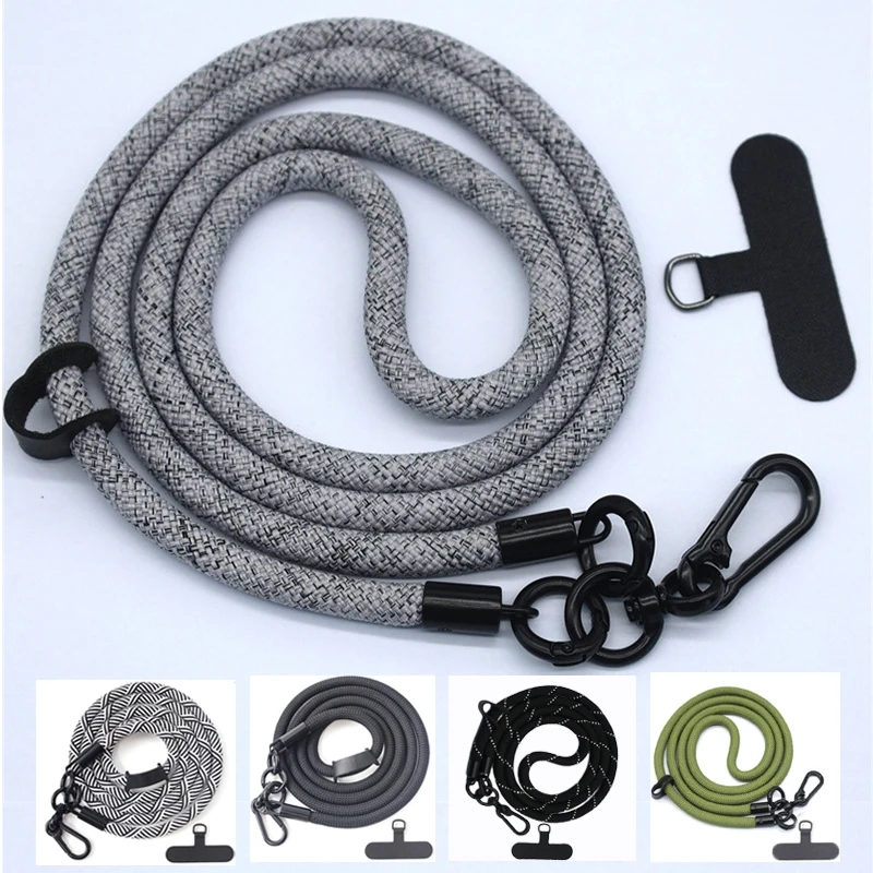 8MMx120CM Bold Long Mobile Pho - Crossbody Lanyard Neck Strap Case ulasan dan harga