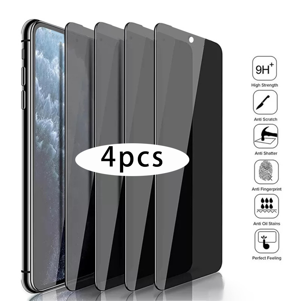 4 PCS  Anti Peeking Tempered G - Anti Peek Privacy Tempered Glass ulasan dan harga
