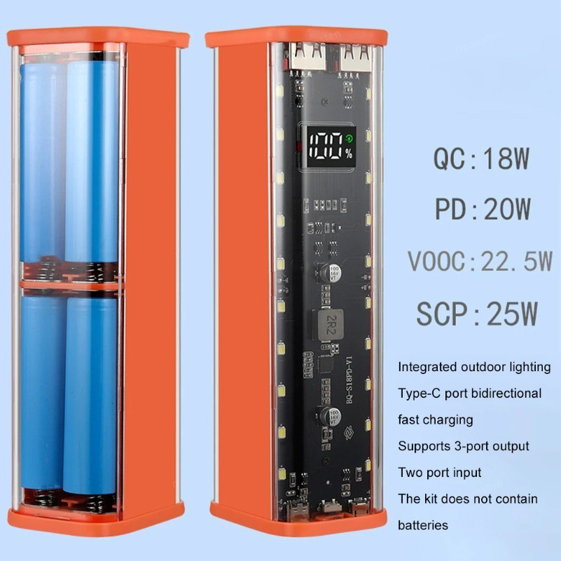18650 Power Bank Case USB C Mi - Power Banks ulasan dan harga