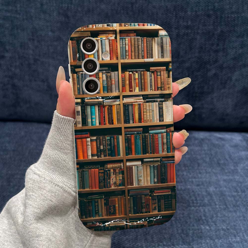 Vintage Pattern Book Stack Pho - Vintage Floral Pattern Soft Case ulasan dan harga