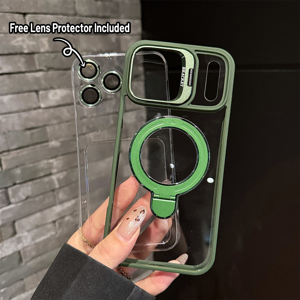 For Magsafe Magnetic Holder Ph - Clear Shockproof Bumper Case ulasan dan harga