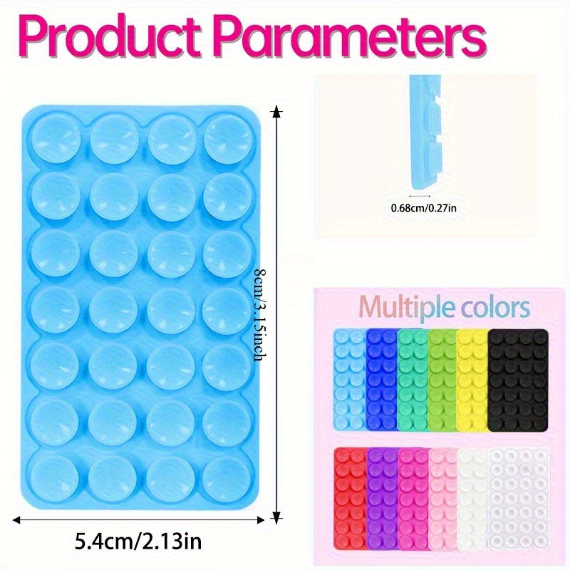 10Pcs Double-Sided Silicone Su - Phone Stands ulasan dan harga