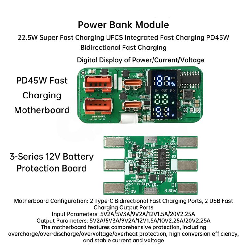 ABKN-DIY Charging Module PD45W - Power Banks ulasan dan harga