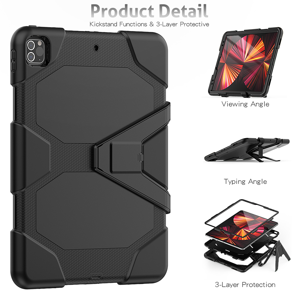 Heavy Duty iPad Case for Apple - Heavy Duty 360 Full Body Protective Case ulasan dan harga