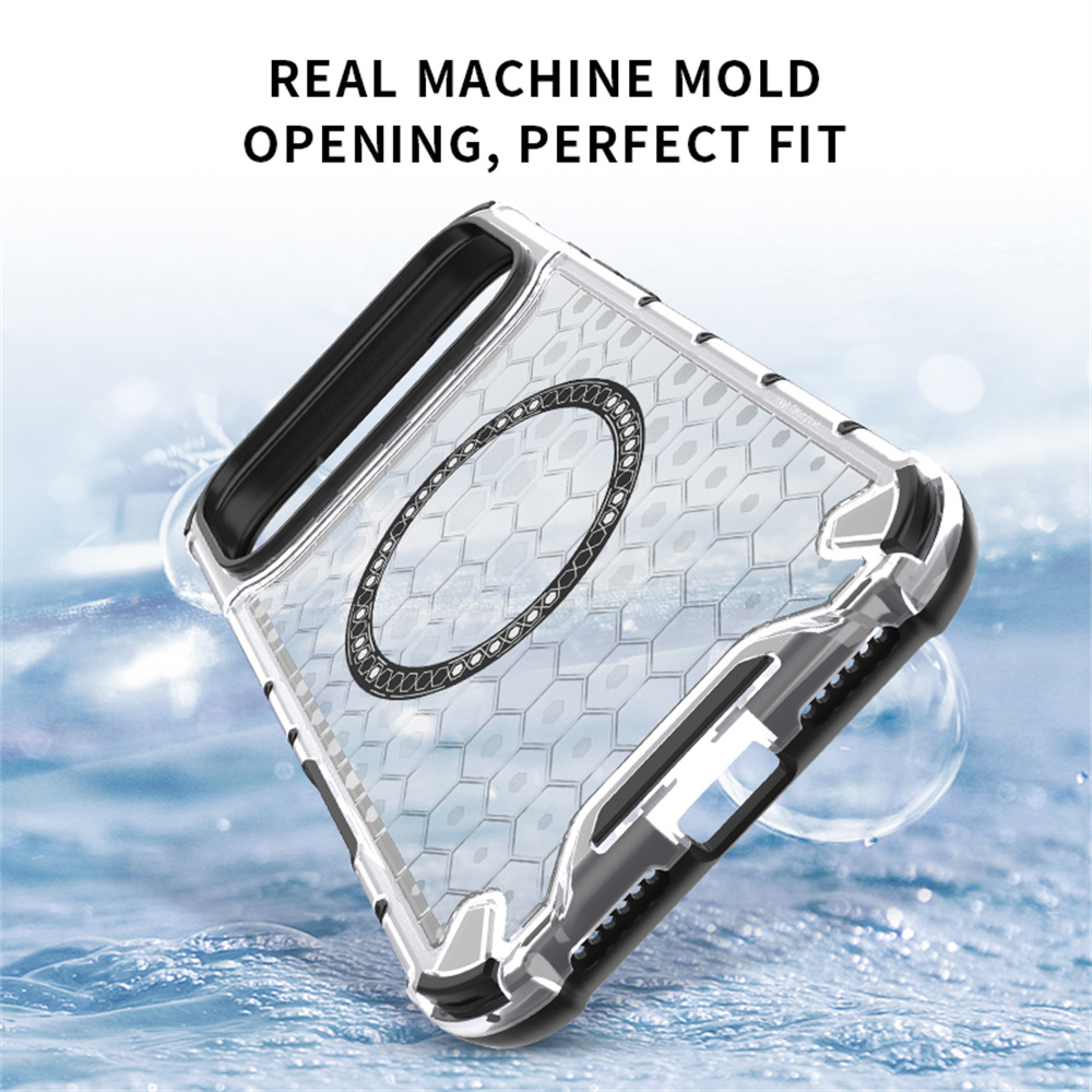 Luxury Clear Honeycomb Armour  - Clear Shockproof Bumper Case ulasan dan harga