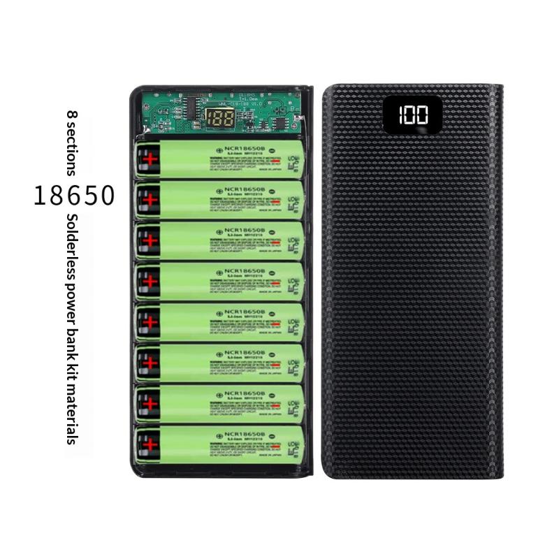 1pc DIY 8*18650 Battery Power  - Power Banks ulasan dan harga