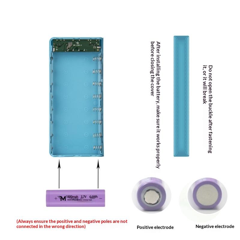 1pc DIY 8*18650 Battery Power  - Power Banks ulasan dan harga