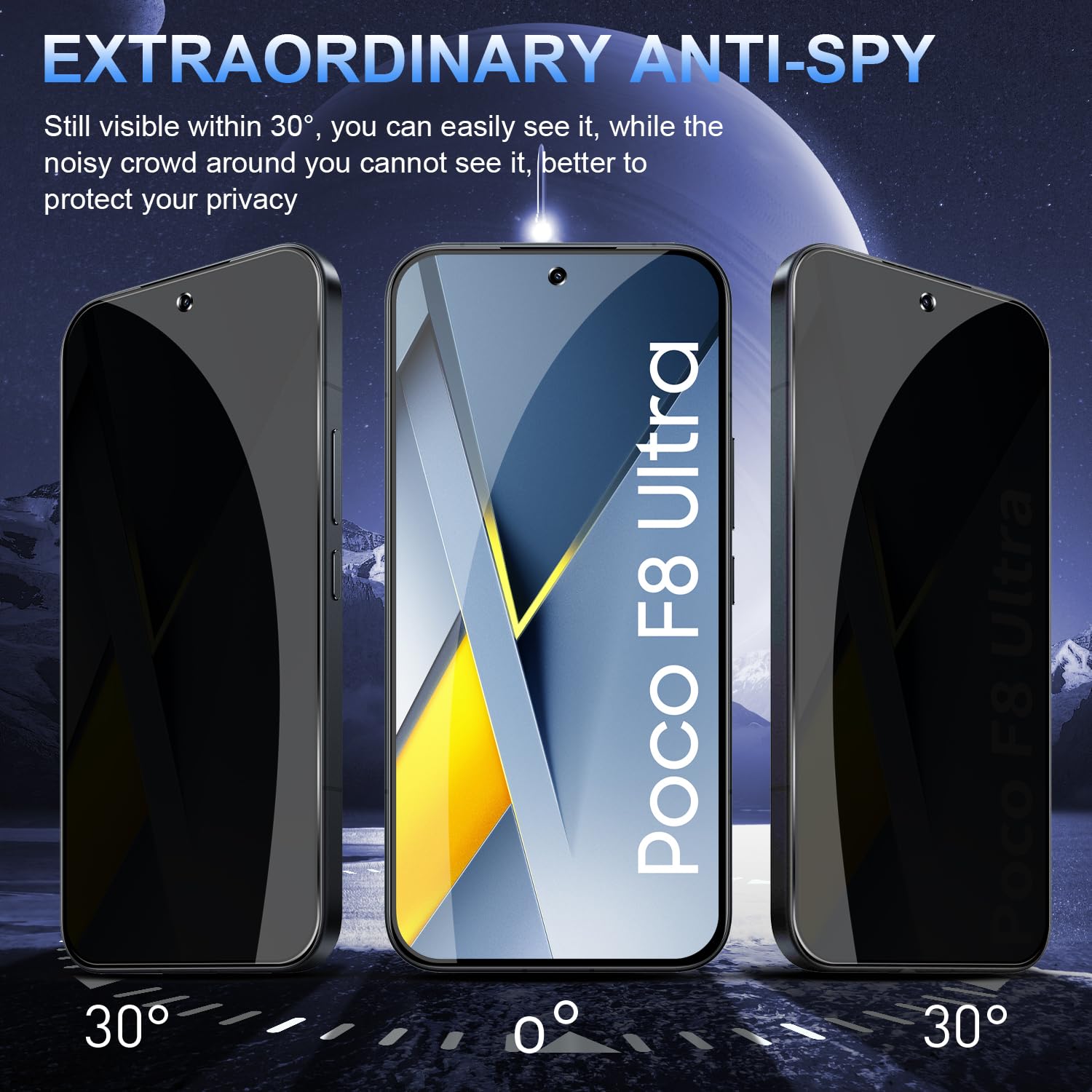 Anti Spy Screen Protector For  - Anti Spy Privacy Glass Case ulasan dan harga