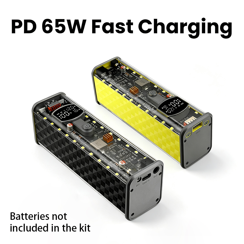PD 65W Power Bank DIY Case 8x1 - Power Banks ulasan dan harga