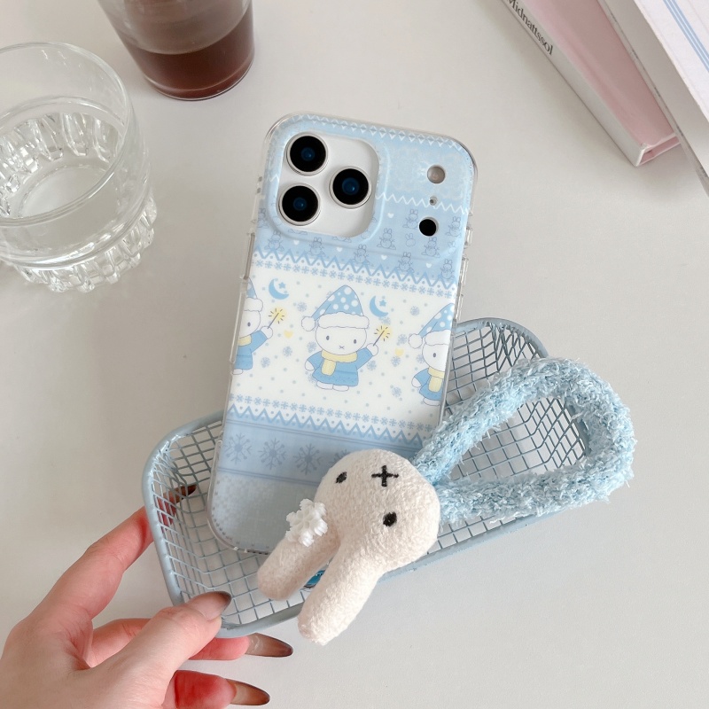 Cute winter Polka Dots hat Mif - Cute Cartoon Wrist Strap Silicone Case ulasan dan harga