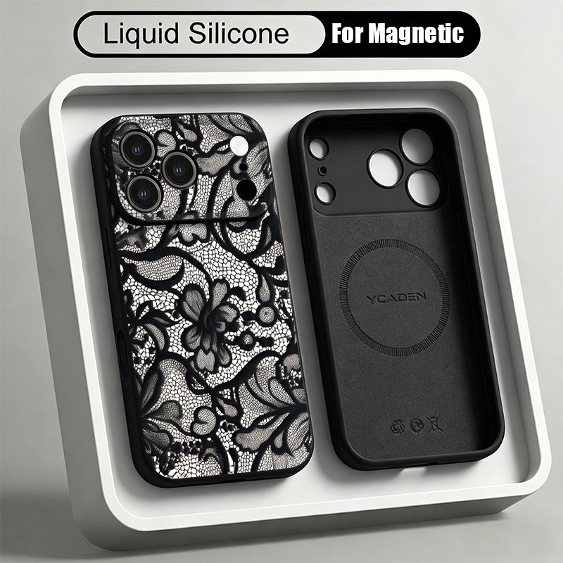 Soft Liquid Silicone Magnetic  - Liquid Silicone Magnetic Phone Case ulasan dan harga